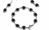 Set bratara si cercei cu lapis lazuli