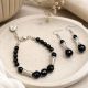 Set bratara si cercei cu onix