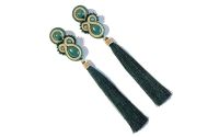 Cercei soutache lungi Ocean Majesty