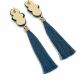 Cercei soutache lungi Ocean Majesty