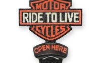 Deschizator sticle din fonta"Ride to Live"