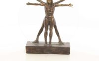 Omul vitruvian-statueta din rasini speciale