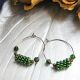 Cercei handmade hoop din cupru non-tarnish i alum