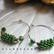 Cercei handmade hoop din cupru non-tarnish i alum