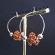 Cercei handmade tip hoop elegani i moderni rea