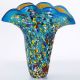Vaza de sticla multicolora Murano Millefiori