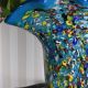Vaza de sticla multicolora Murano Millefiori