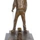 Street Thug-statueta din bronz cu soclu din marmur