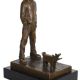 Street Thug-statueta din bronz cu soclu din marmur