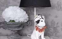Buldog motociclist-lampa de masa