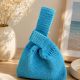 Crocheted Jappanese knot sack