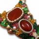Colier statement cu agate