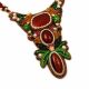 Colier statement cu agate