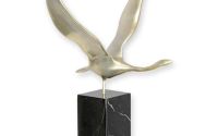 Lebada in zbor-statueta moderna din bronz 