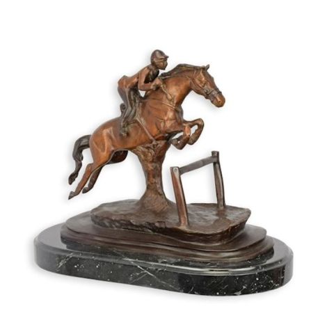 Calaret cu calul sau-statueta din bronz
