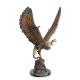 Vultur cu prada-statueta din bronz cu un soclu din