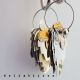 Cercei statement handmade unicat - doze aluminiu r