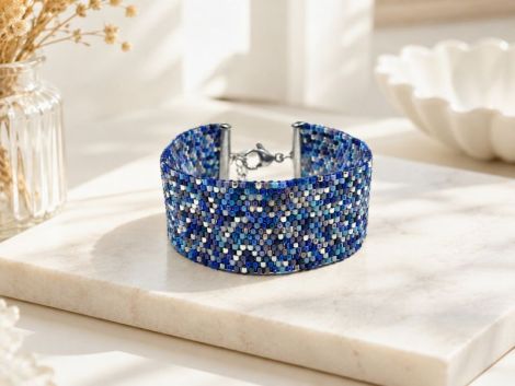 Bratara nuante oceanice de albastru