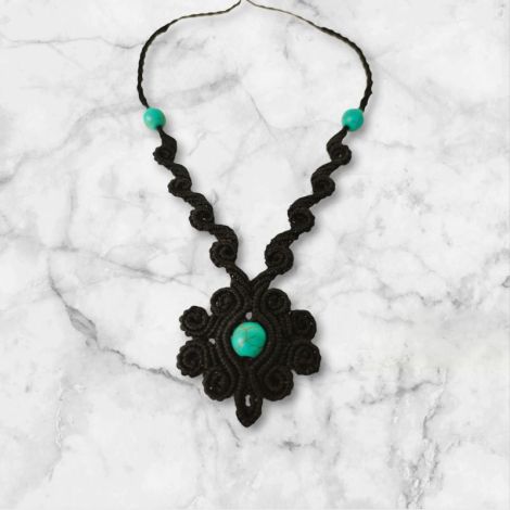 Colier macrame Lora