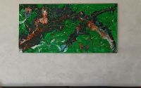 Tablou XXL Abstract  Smarald i Slbticie 
