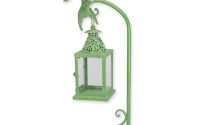 Felinar decorativ verde cu picior