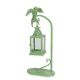 Felinar decorativ verde cu picior