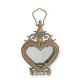 Felinar decorativ inima bronz