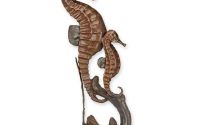 Caluti de mare-statueta din bronz 
