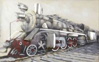 Locomotiva- pictura in relief