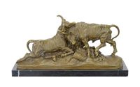 Corida romana-statueta din bronz 