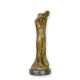 Noaptea-statueta din bronz cu un soclu din marmura