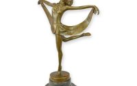 Dansatoare Art Deco-statueta din bronz
