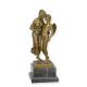 Secretul-statueta din bronz cu un soclu marmura