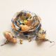 set floral galben ocru mix