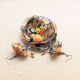 set floral galben ocru mix