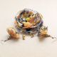 set floral galben ocru mix