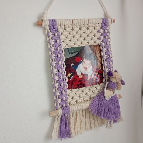 Rama foto macrame