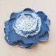 brosa denim  dantela  perle 13 cm