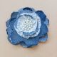 brosa denim  dantela  perle 13 cm