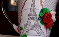 Cana handmade O diminea la Paris+ Cerce petale