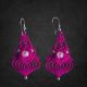 Cercei fucsia