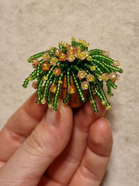 Plante decorative din margele de nisip - cu magnet