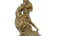 Lupta pentru viata-statueta din bronz 