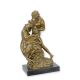 Lupta pentru viata-statueta din bronz 