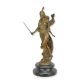 Amazoana-statueta din bronz cu un soclu din marmur