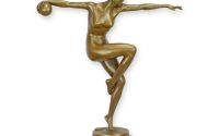 Dansatoare cu minge-statueta din bronz 