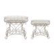 Set doua jardiniere din fier forjat antik green
