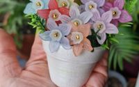 Aranjament floral decorativ handmade 