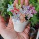 Aranjament floral decorativ handmade 
