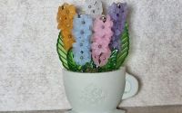 Aranjament floral decorativ cu magnet - Zambil 